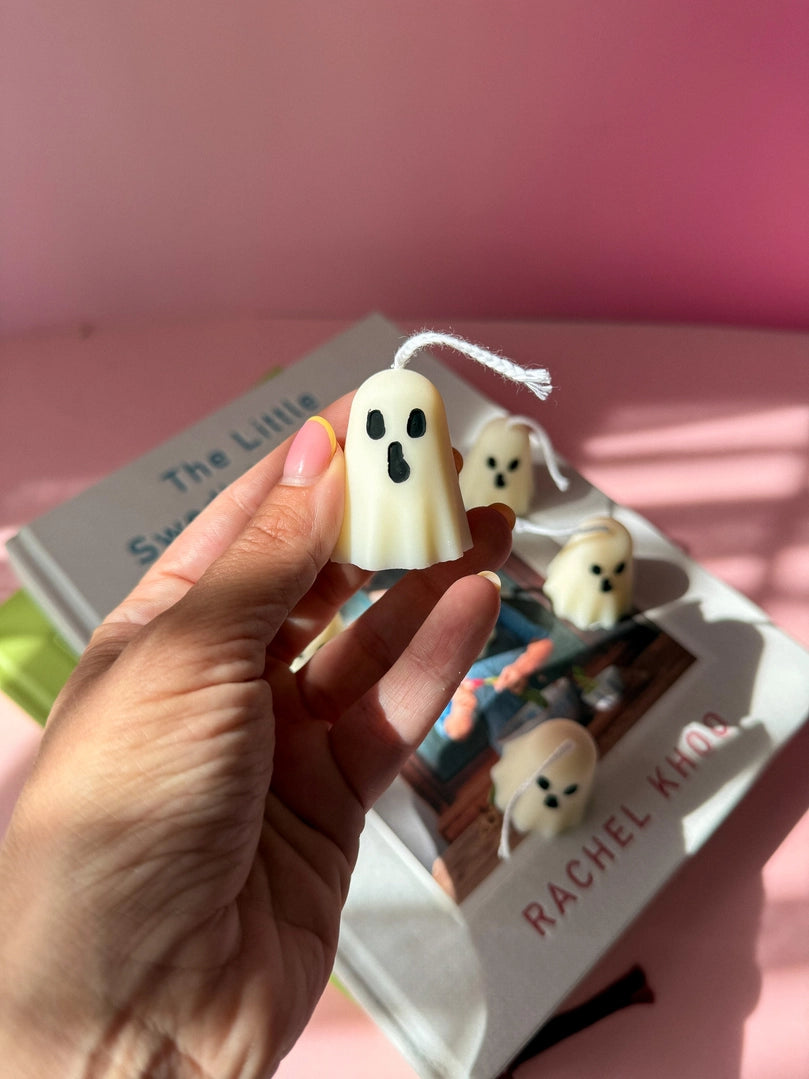 Mini Cute Ghost Candle - Yellow