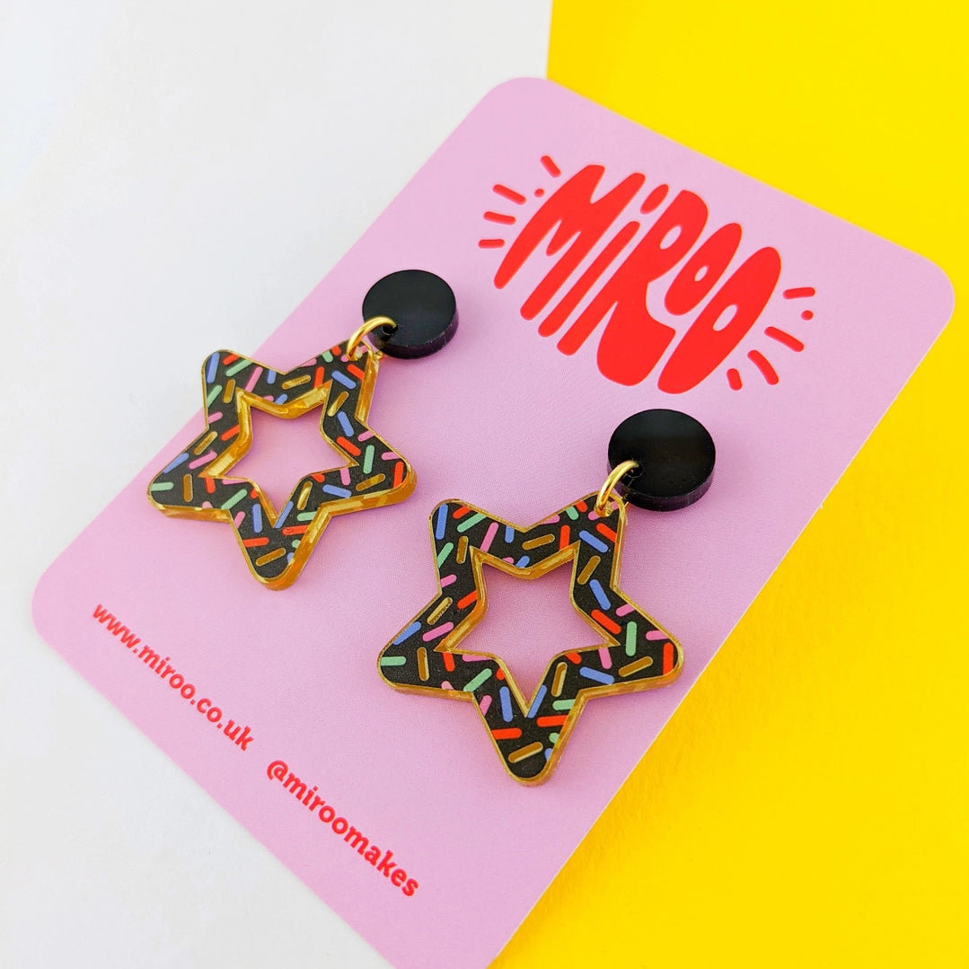 Lucy Confetti Earrings- Small