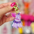 Clown Ghost - Acrylic Keyring