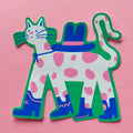 Cowboy Cat Sticker
