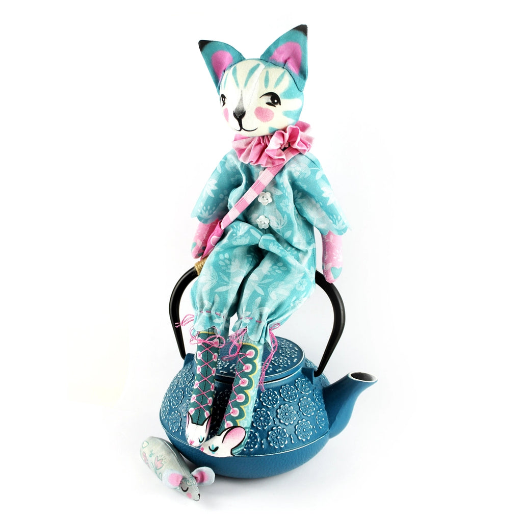 Diy Kit - Candy the Clown Cat Sewing Kit