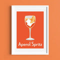Aperol Spritz Cocktail  A4 Print