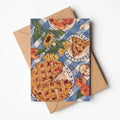 Apple and Blackberry Pie Art Card