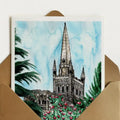 Cathedral in Blossom - Greeting Card