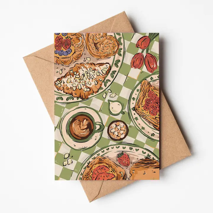 Freshly Baked Pastries Card