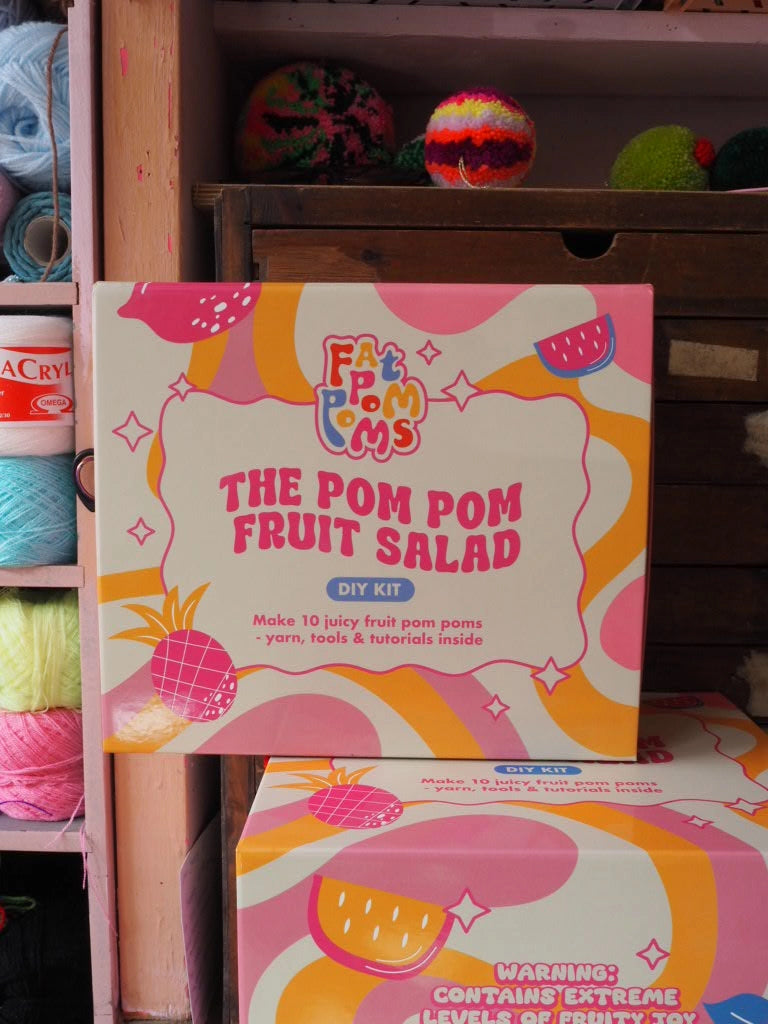 Fruit Salad Pom Pom Diy Kit - Makes 10 Different Fruits!