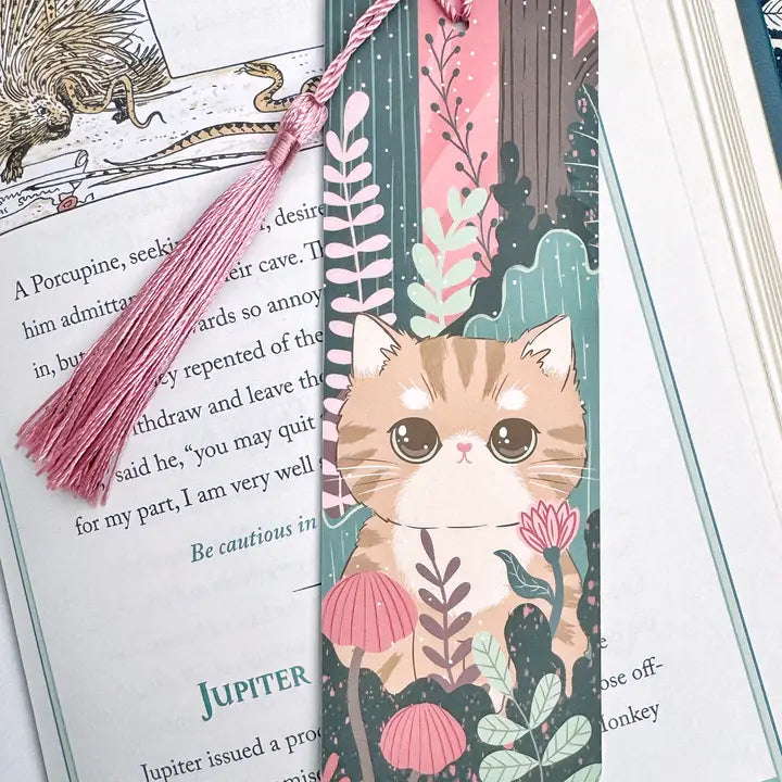 Forest Blooms Bookmark