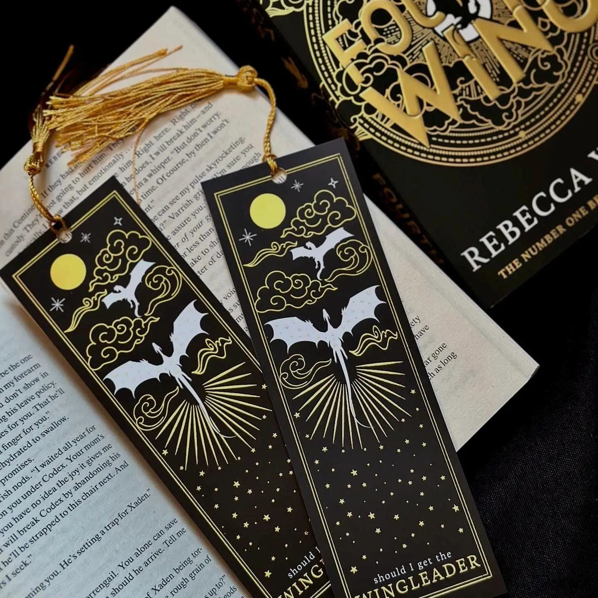 Storm Rider Wingleader Dragon Illustrated Bookmark