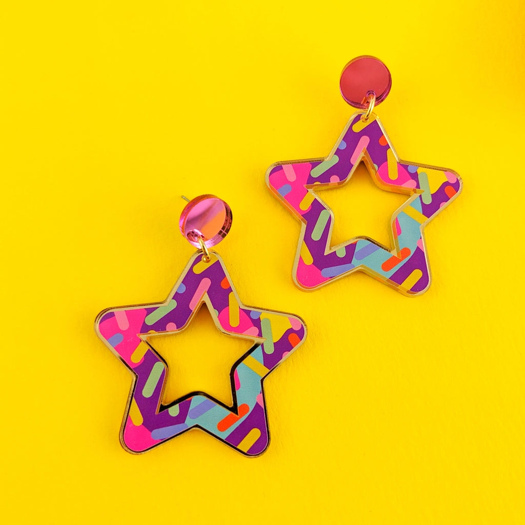 Large Lucy 'party' Earrings