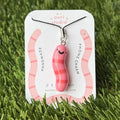 Handmade Worm Phone Charm
