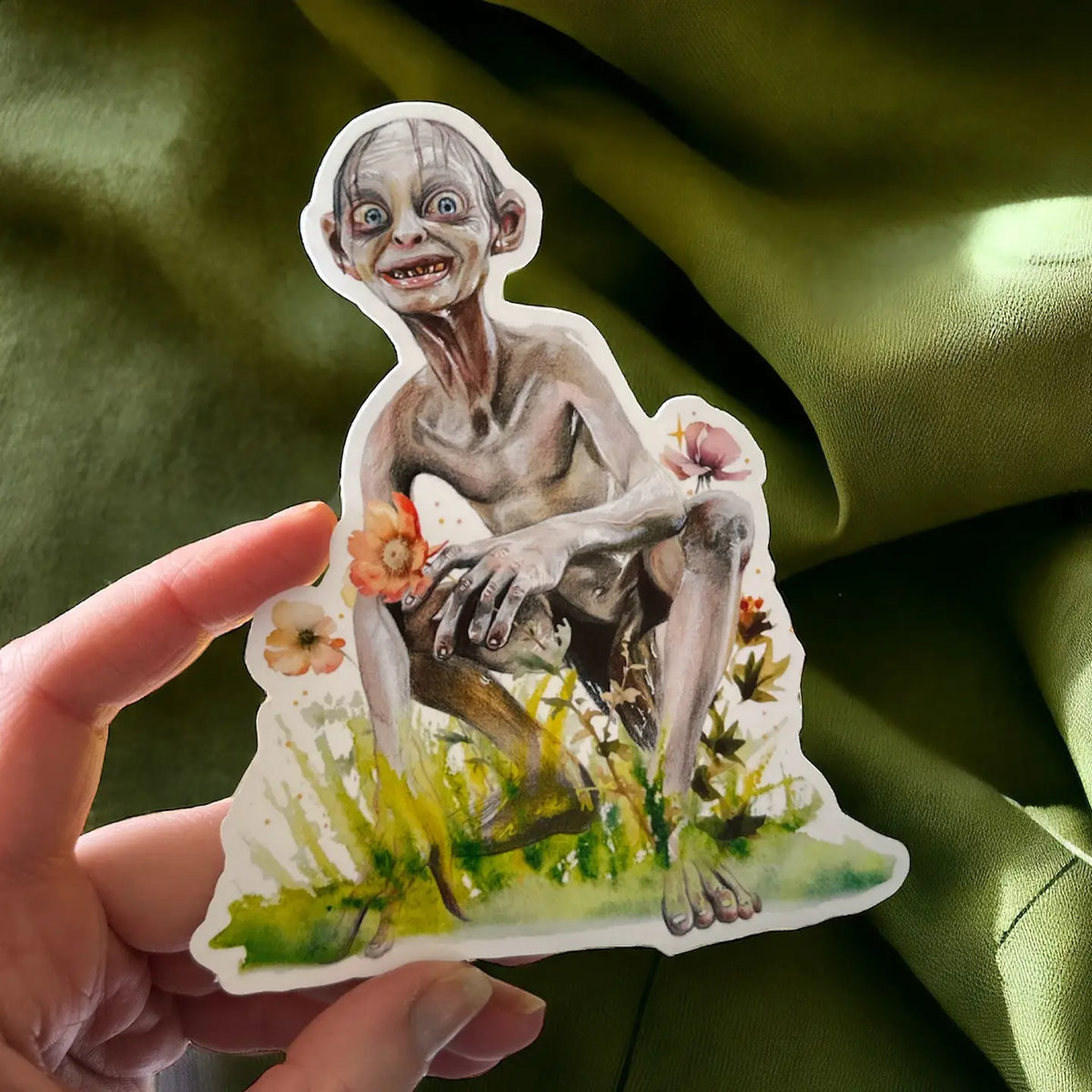 Spring Time Sméagol Inspired Sticker