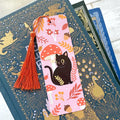 Autumn Vibes Black Cat Bookmark