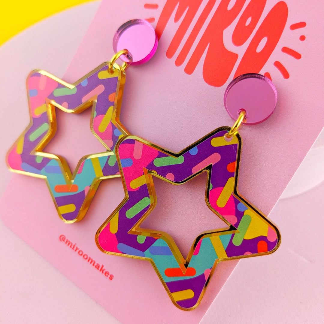 Large Lucy 'party' Earrings