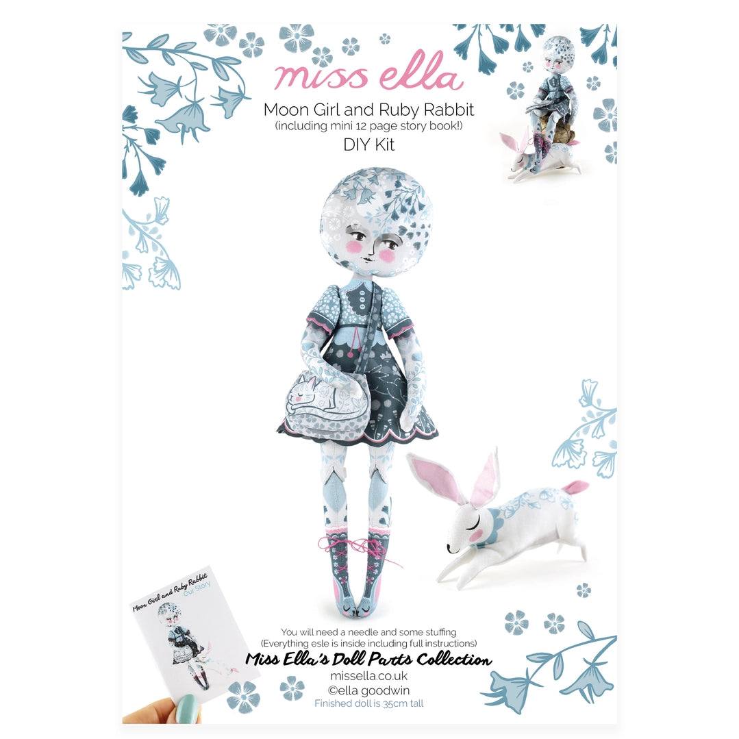 Diy Kit - Moon Girl and Ruby Rabbit with Mini Story Book