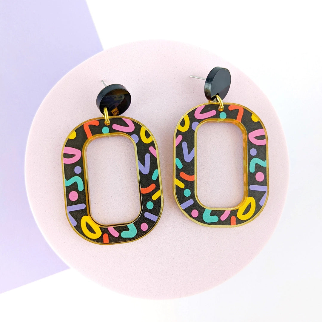 Zoe Squiggle Earrings