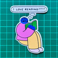 I Love Reading Sticker
