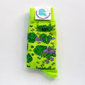 Raptor in the Jungle Dinosaur Cotton Socks