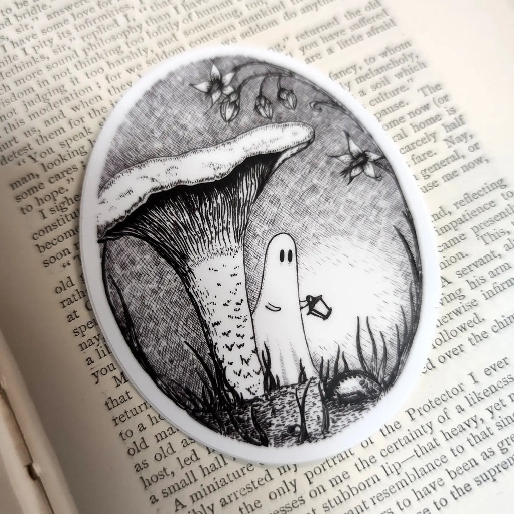 Chanterelle Spook Vinyl Sticker