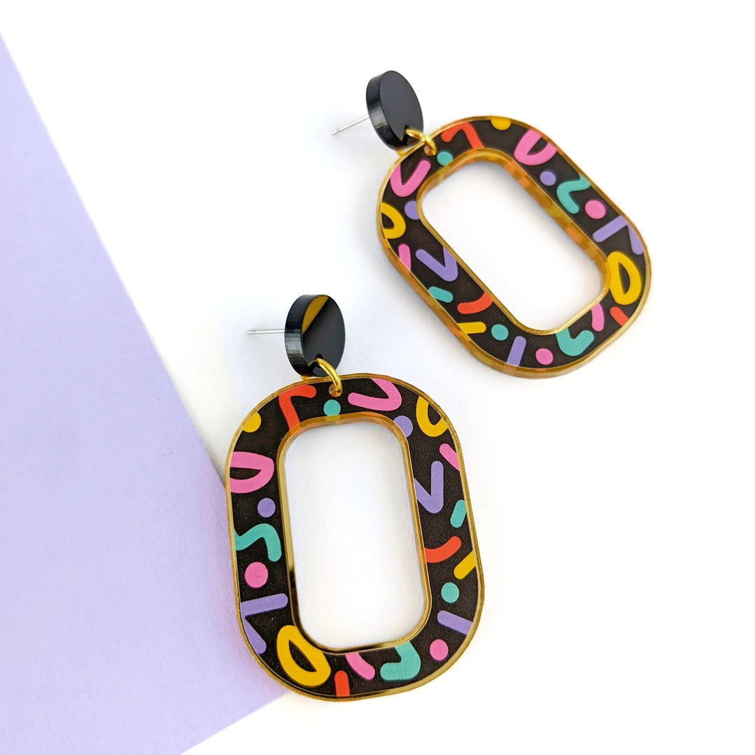 Zoe Squiggle Earrings