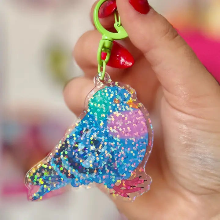 Fancy Pigeon - Acrylic Keyring