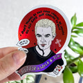 Spike Holographic Vinyl Sticker