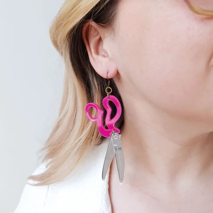 Sewing Statement Earrings