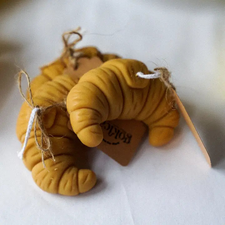 Croissant Shaped Candle