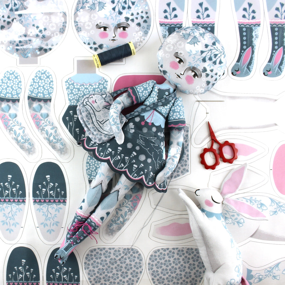 Diy Kit - Moon Girl and Ruby Rabbit with Mini Story Book