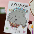 Everybody Loves Me Dog Sticker
