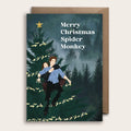 Twilight Christmas Card - Hold On Tight, Spider Monkey