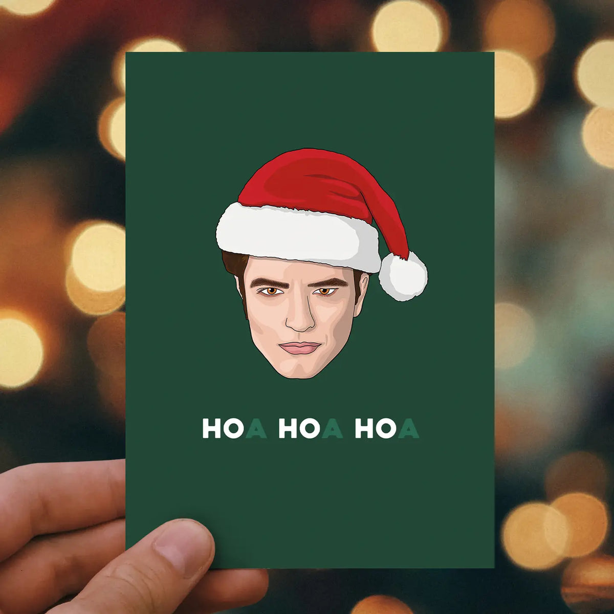 Twilight Christmas Card - Hoa Hoa Hoa