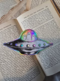 Unidentified Flying Ghosties Holographic Sticker
