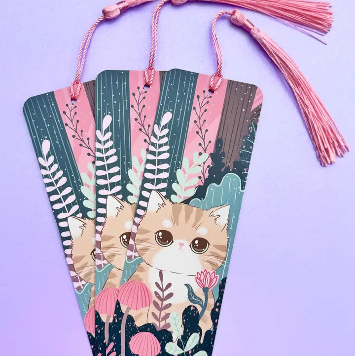 Forest Blooms Bookmark