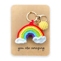 You Are Amazing, Keyring Gift, Rainbow Keyring