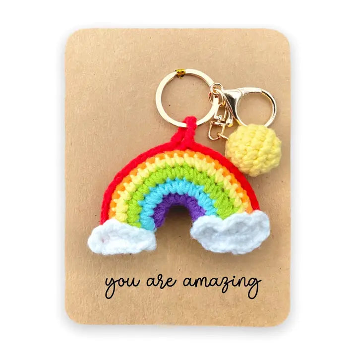 You Are Amazing, Keyring Gift, Rainbow Keyring