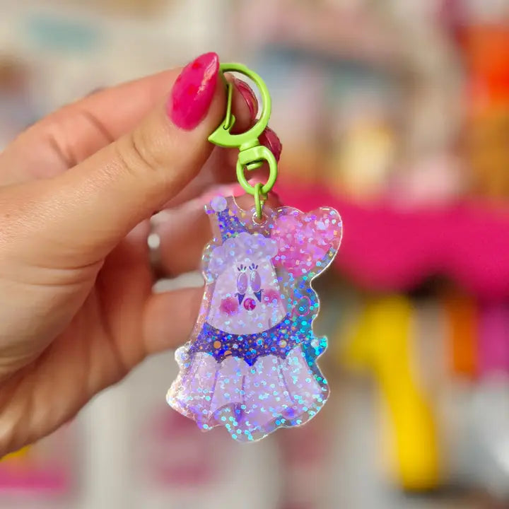 Clown Ghost - Acrylic Keyring