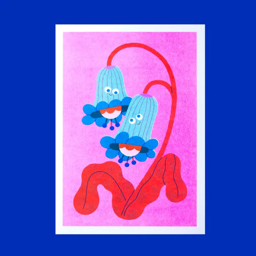 Bluebells A5 print