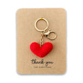 Thank You Gift, Keyring Gift, Heart Keyring