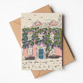 Wisteria in Pottergate, Norwich Card